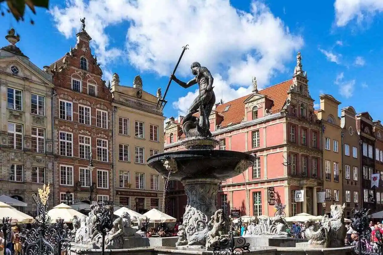 gdansk fontanna neptuna