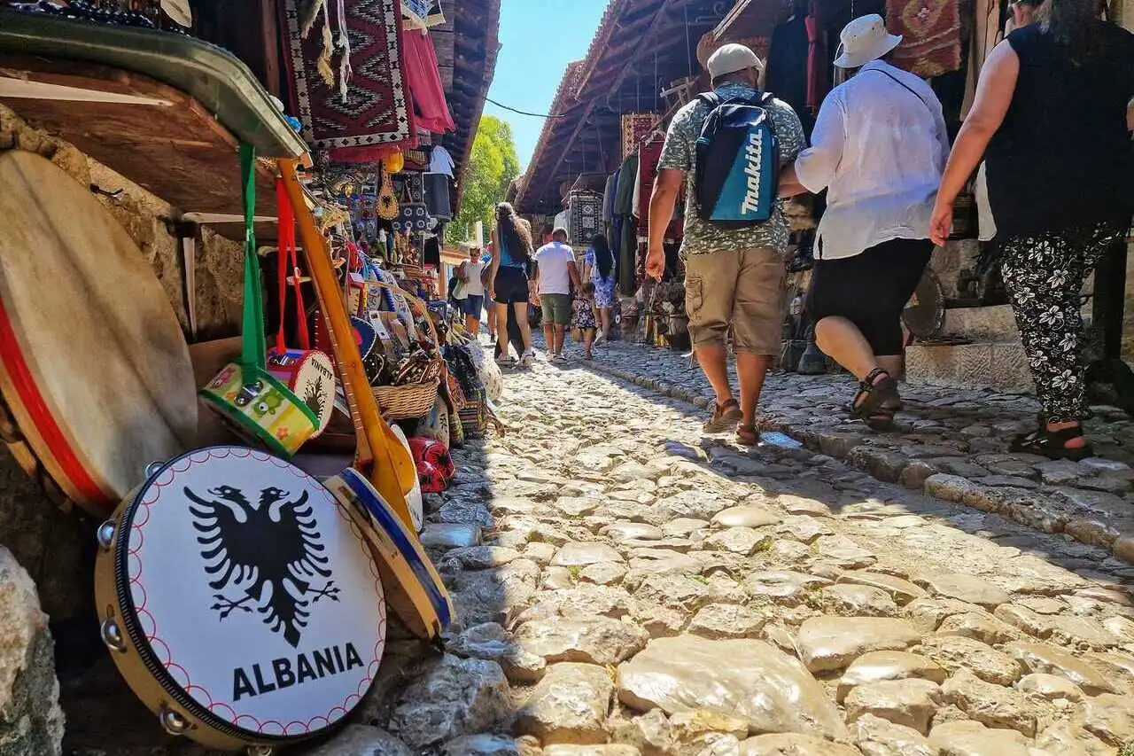 albania kruja bazar